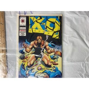 X-O Manowar Comic Book #28 May 1993 Valiant Comics Free Card Inside